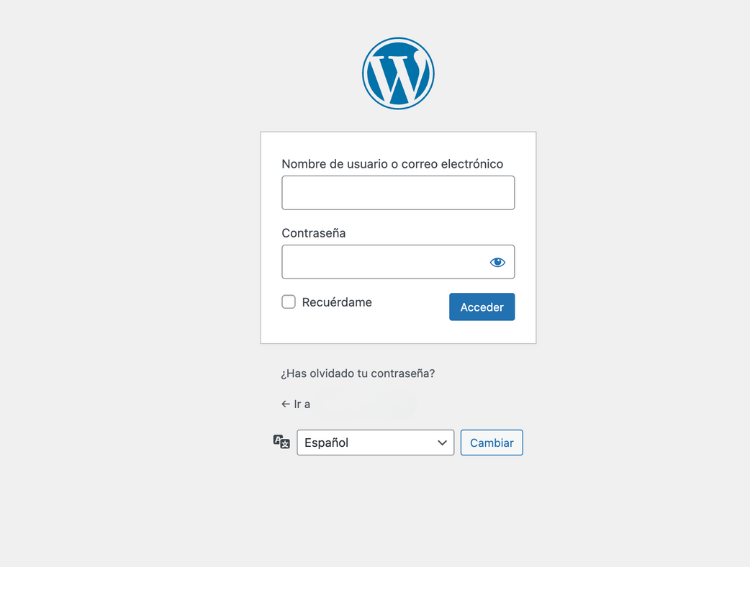 wordpress login en hosting peru